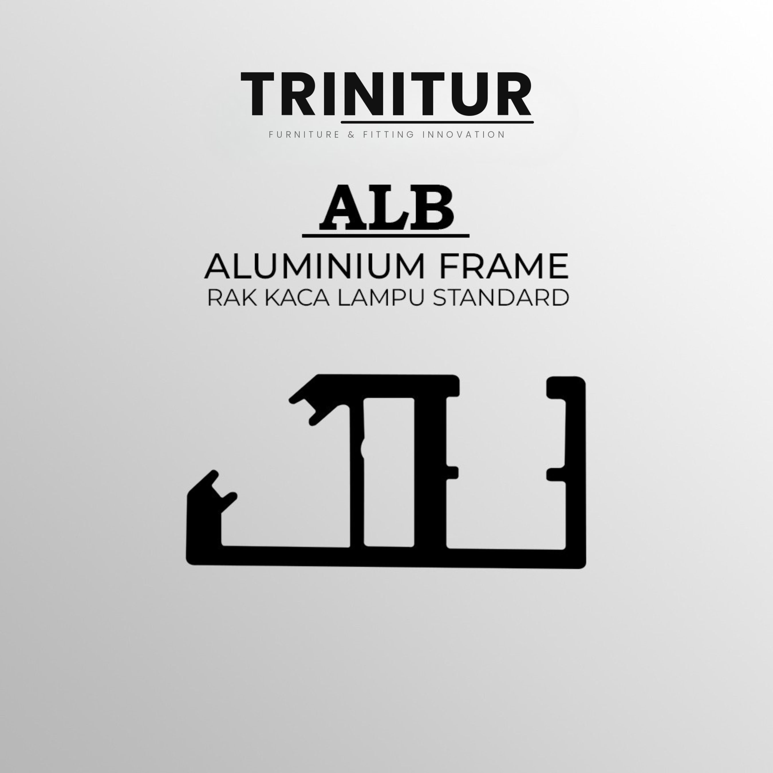 ALB Rak Kaca Lampu Standard foto 2