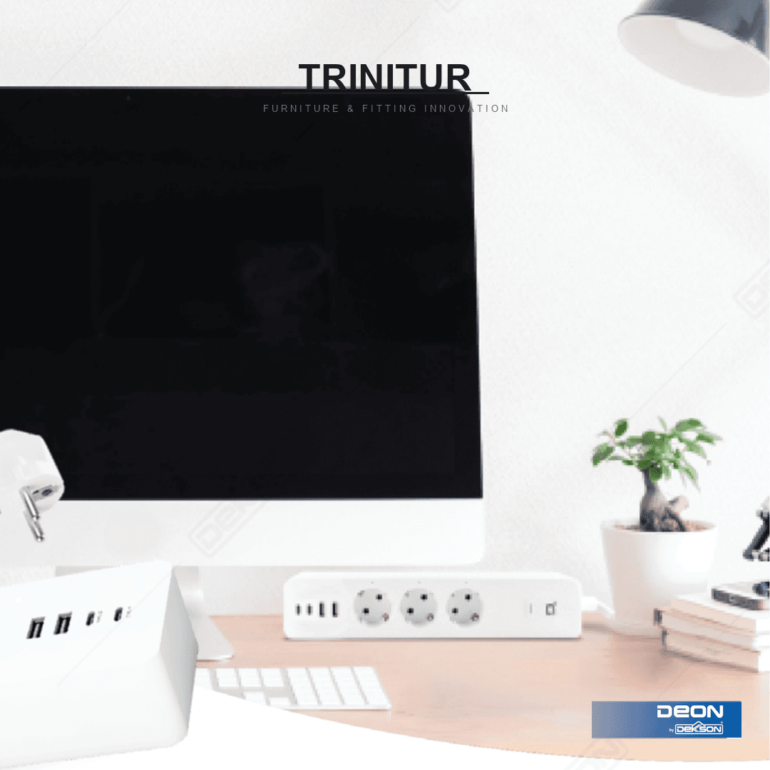 DEON Smart Power Strip EU USB Type C foto 2
