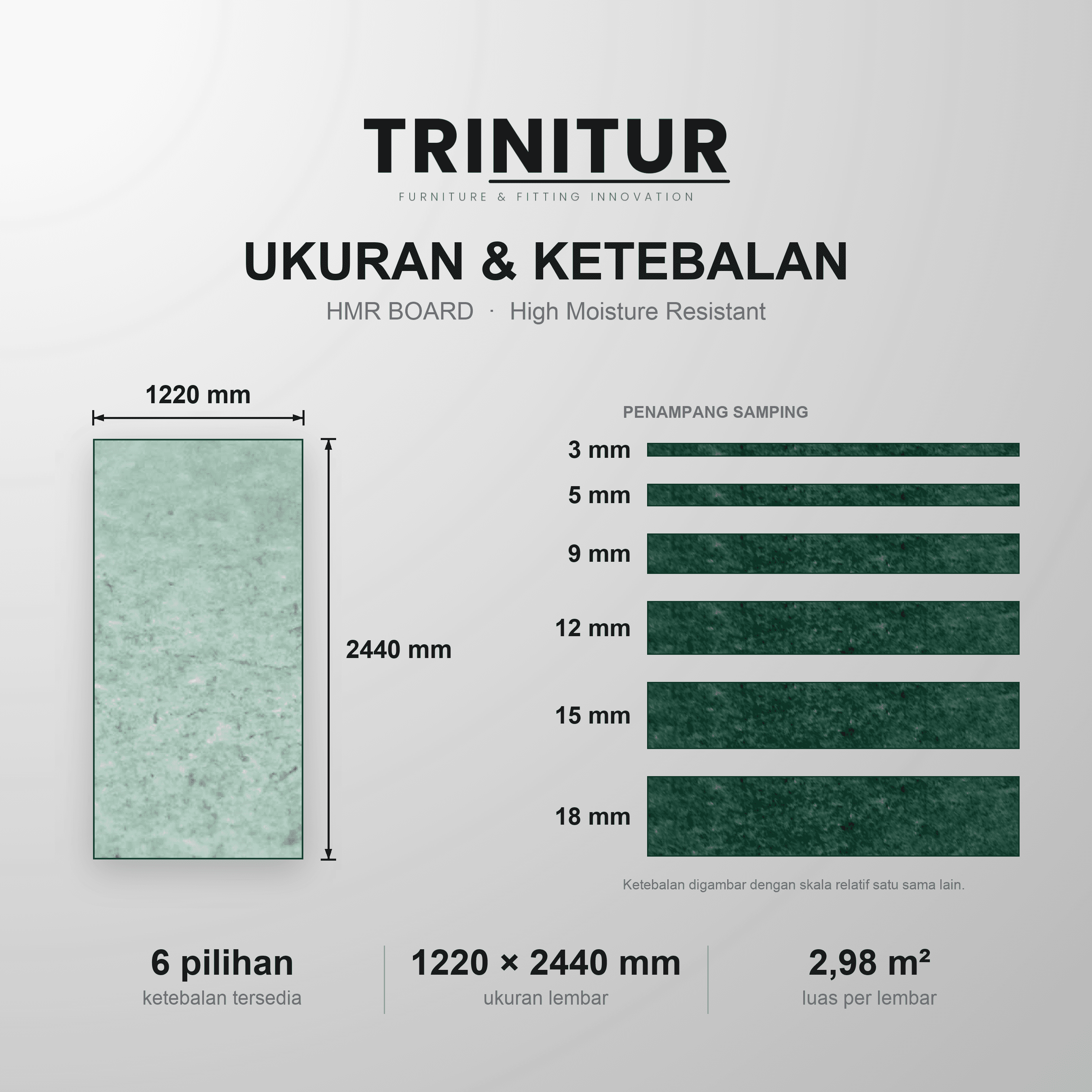 HMR Board (High Moisture Resistant) foto 2
