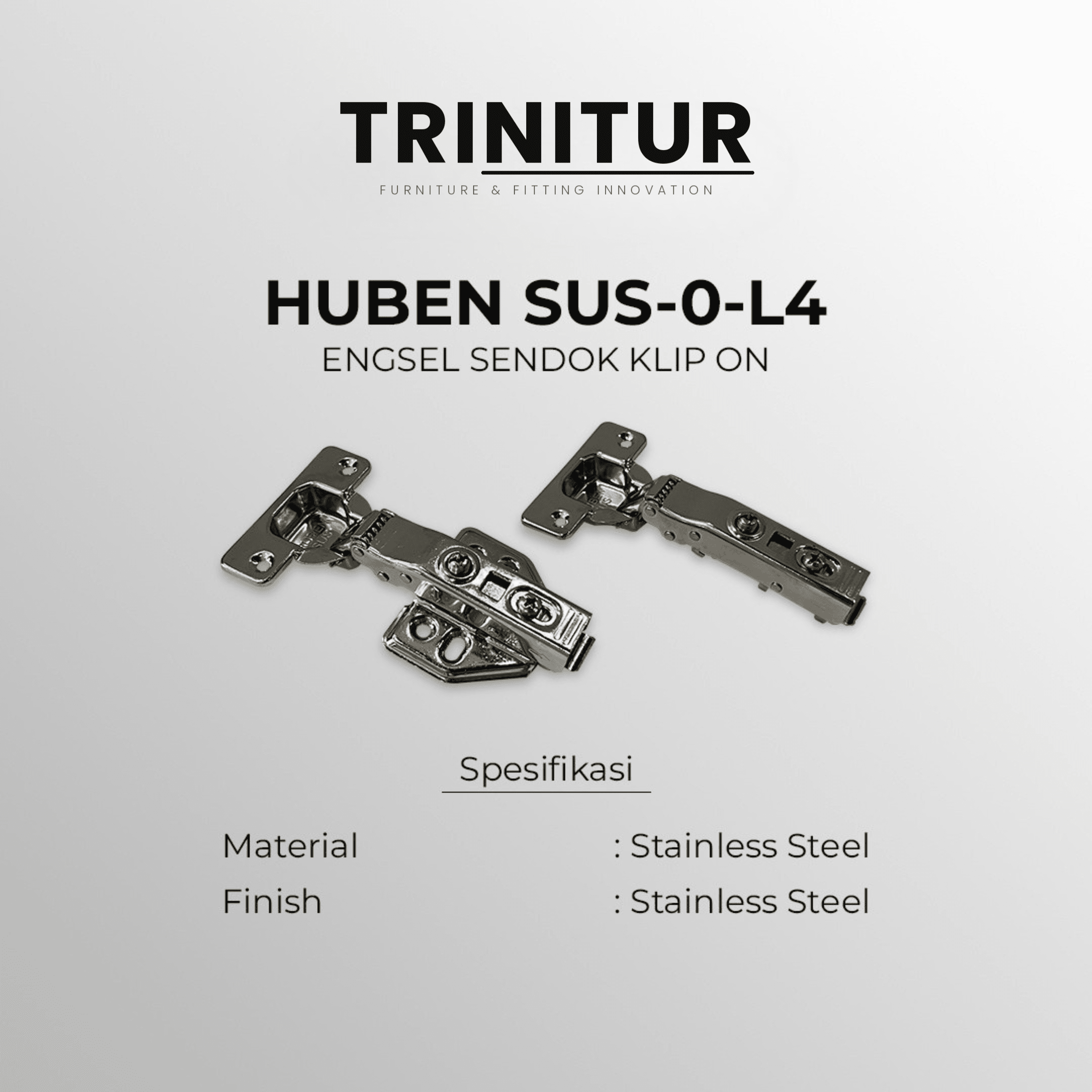 Huben Engsel Sendok Klip On SUS-0-L4 foto 2