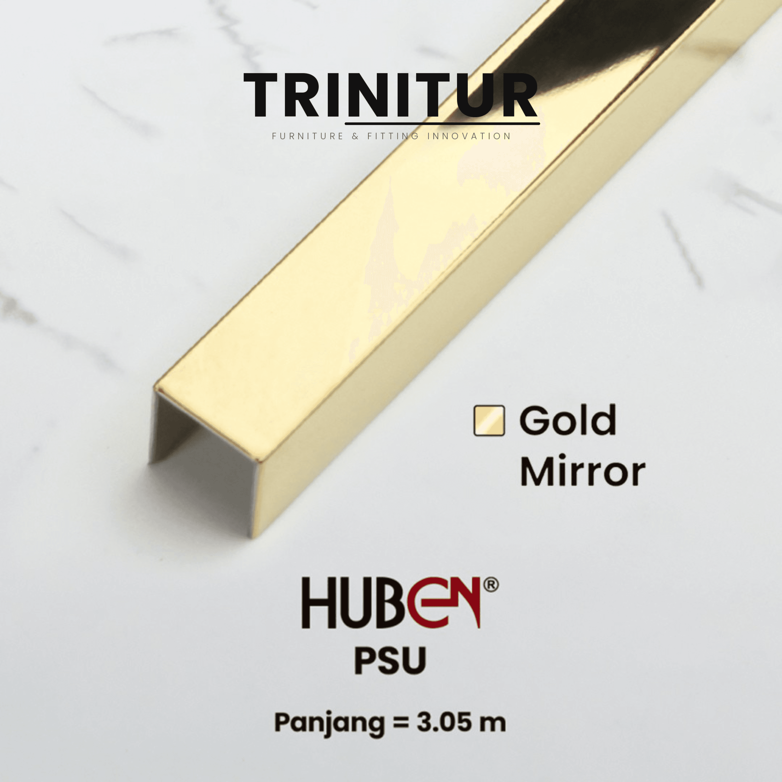 Huben Plat Strip Model U (Gold) foto 2