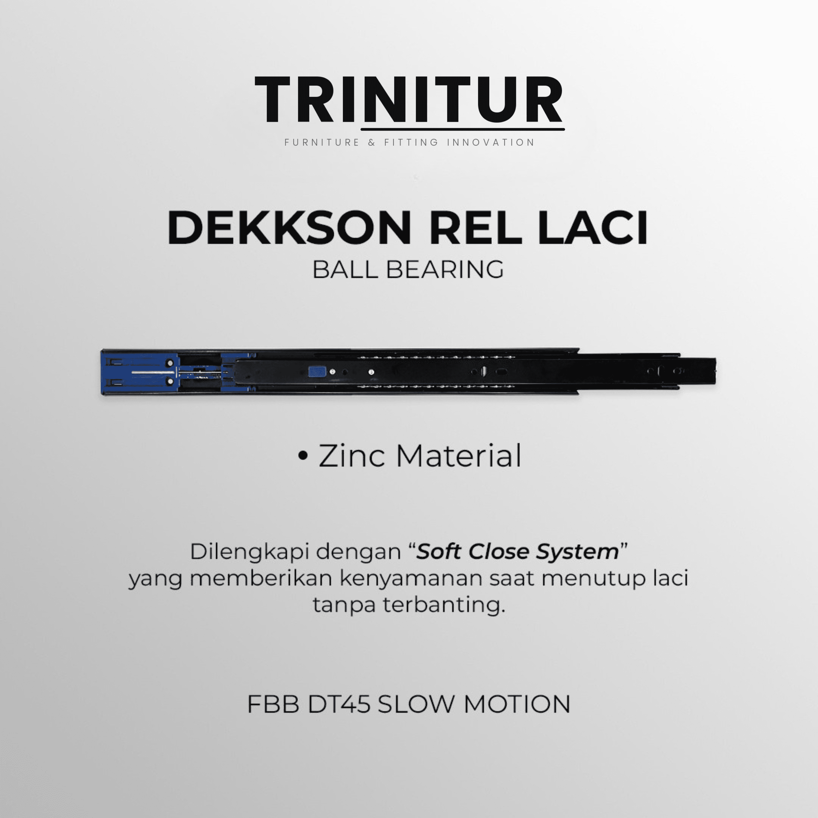 Dekkson Rel Laci Ball Bearing DT45 foto 3