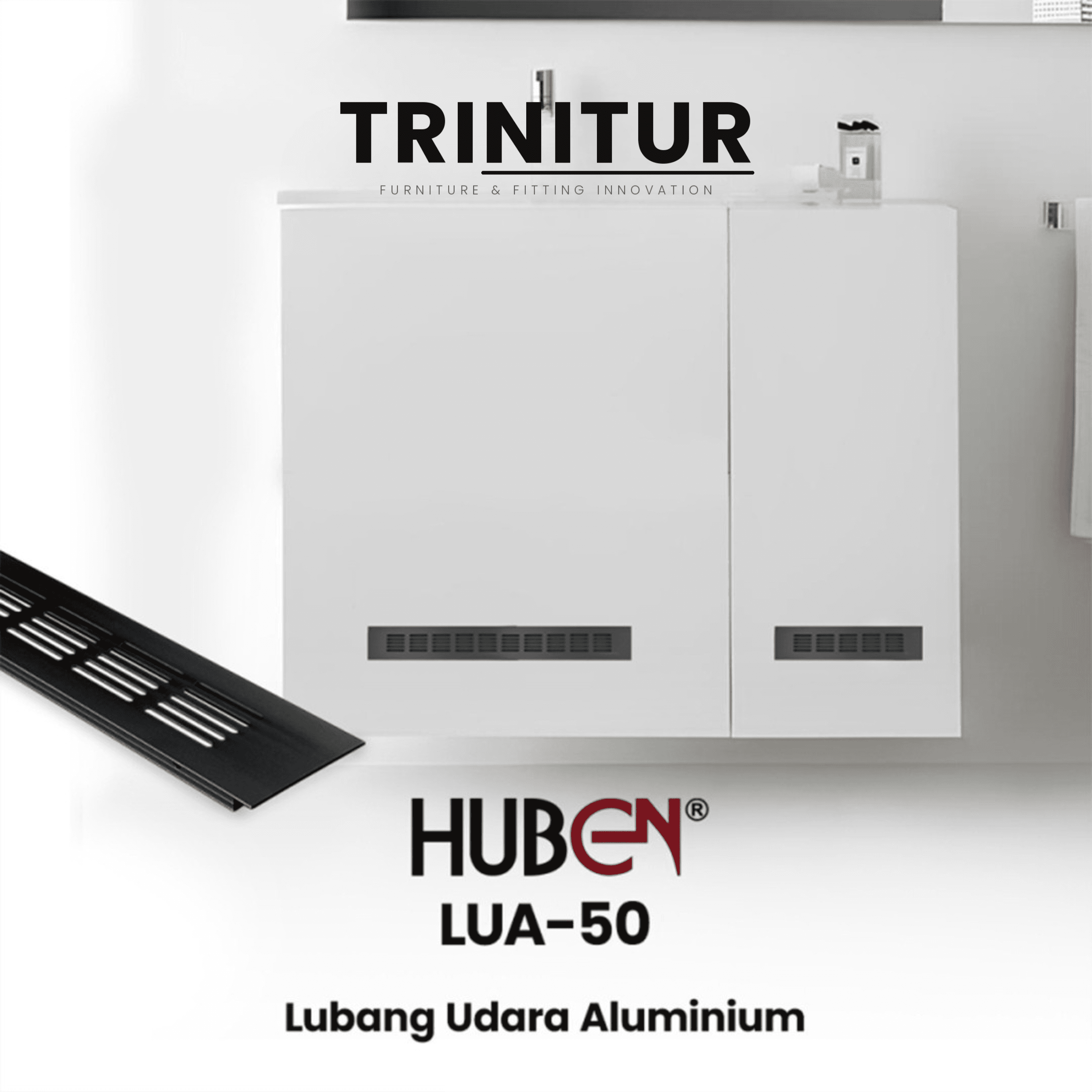 Huben Lubang Udara Aluminium LUA-50 foto 3