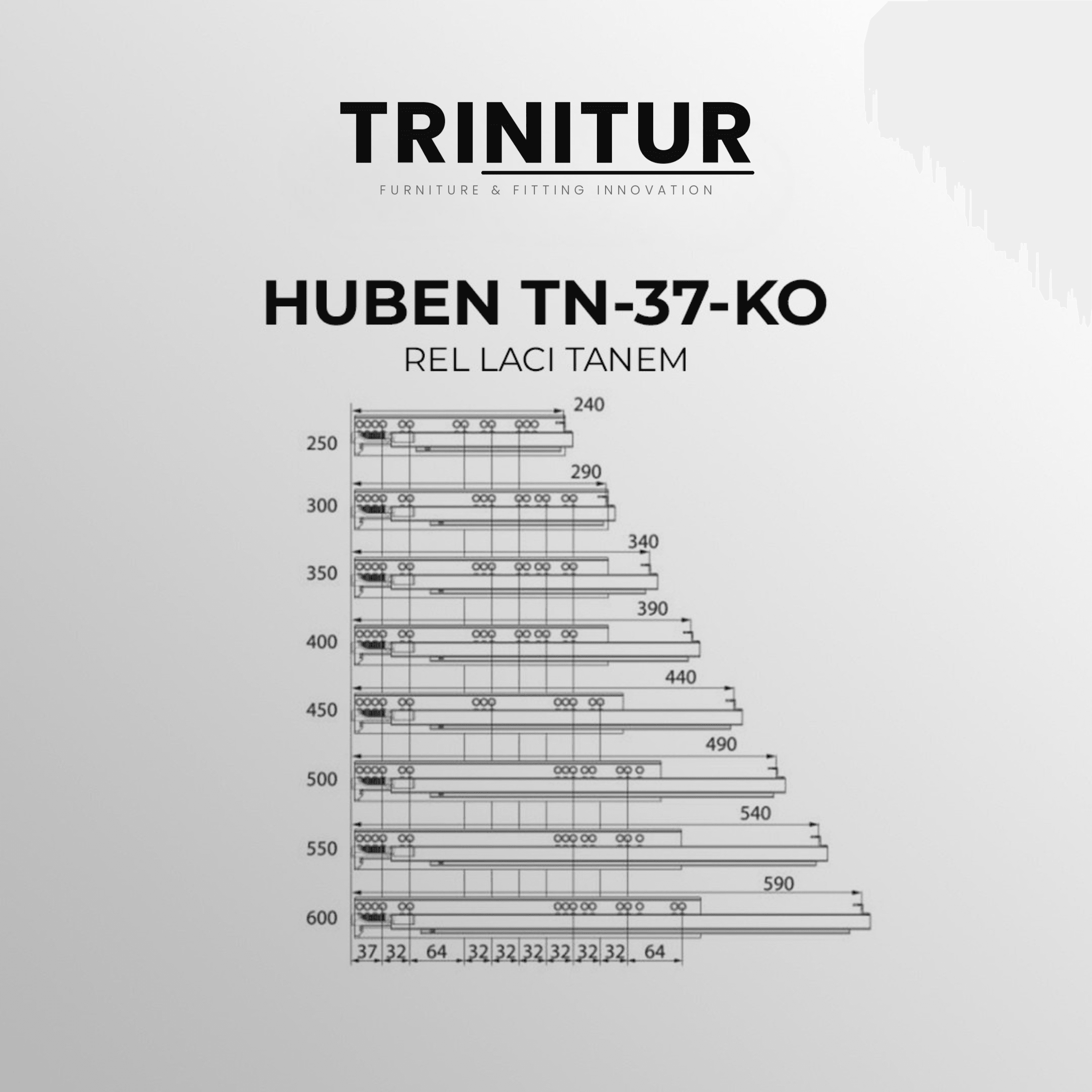 Huben Rel Laci Tanem TN-37-KO foto 3