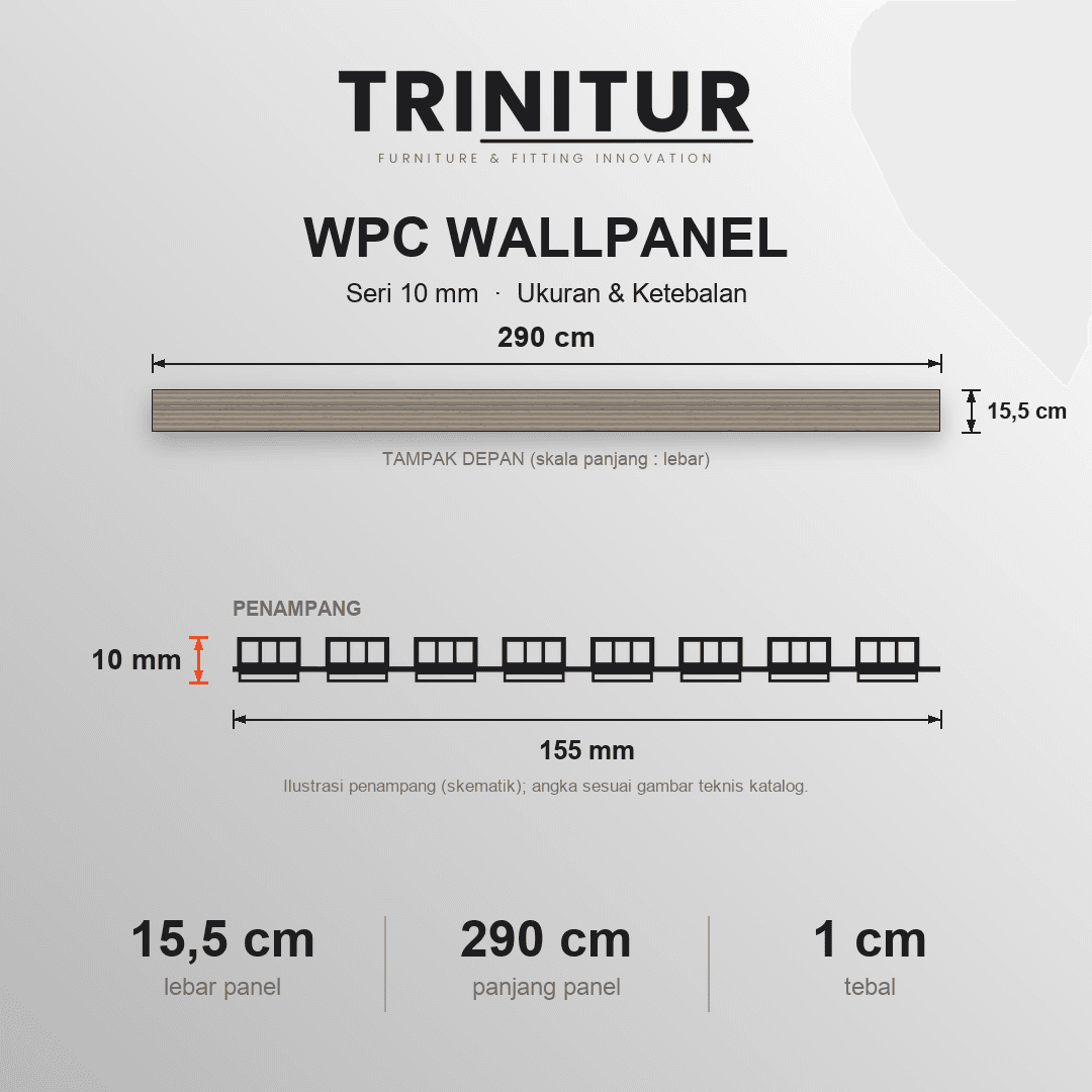WPC Wallpanel 10MM foto 4