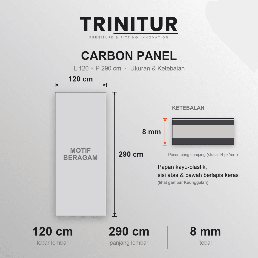 Carbon Panel 8MM foto 5