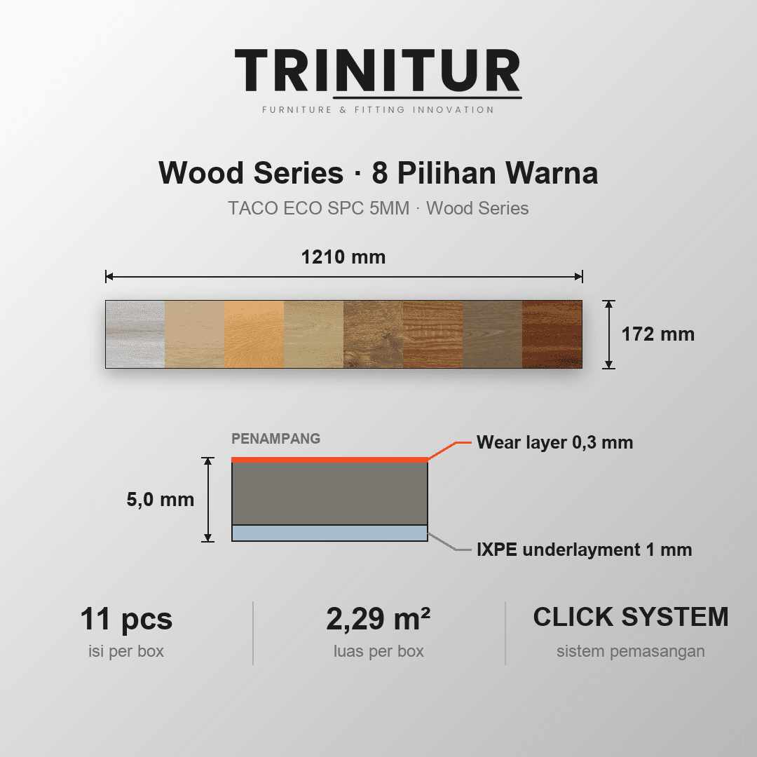 SPC 5MM Wood Series foto 5