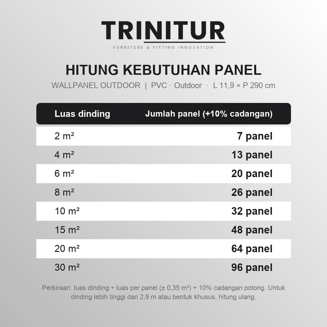 Wallpanel Outdoor PVC 14MM foto 6