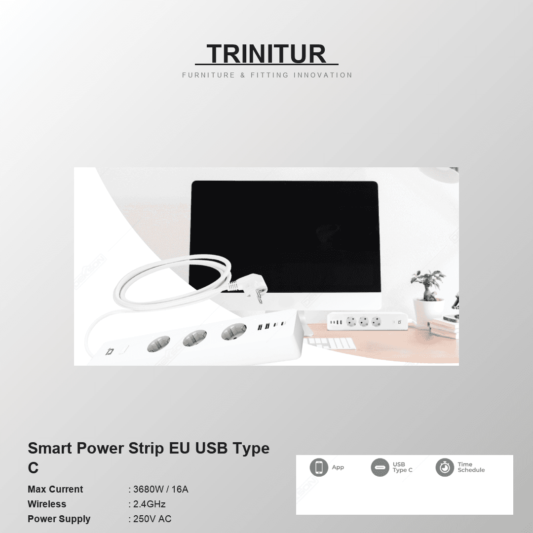 DEON Smart Power Strip EU USB Type C