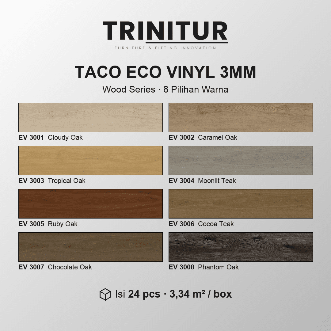 Vinyl 3MM Wood Series