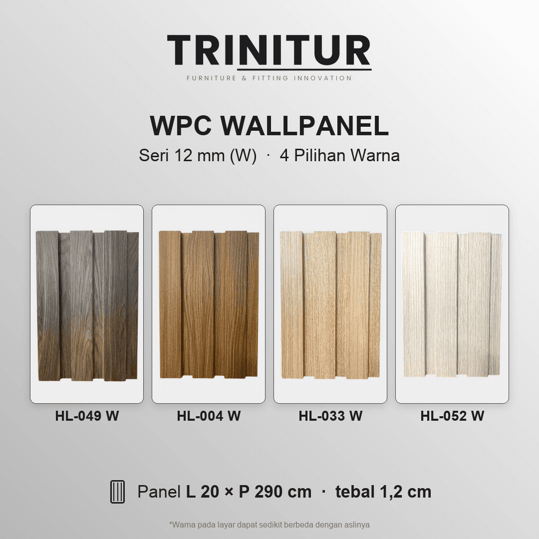 WPC Wallpanel 12MM (Seri W)
