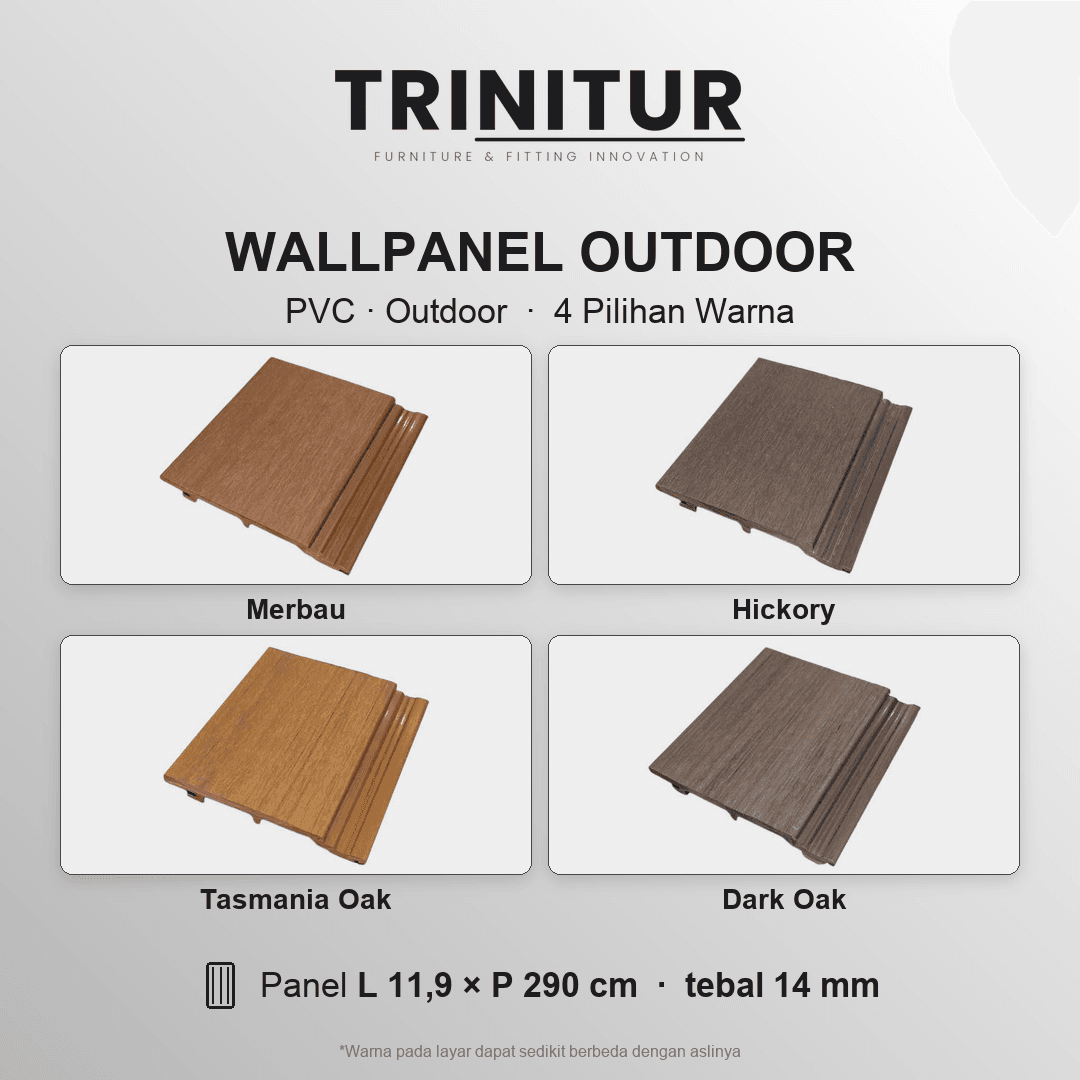 Wallpanel Outdoor PVC 14MM